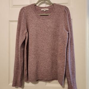 LOFT Puff Sleeve Sweater